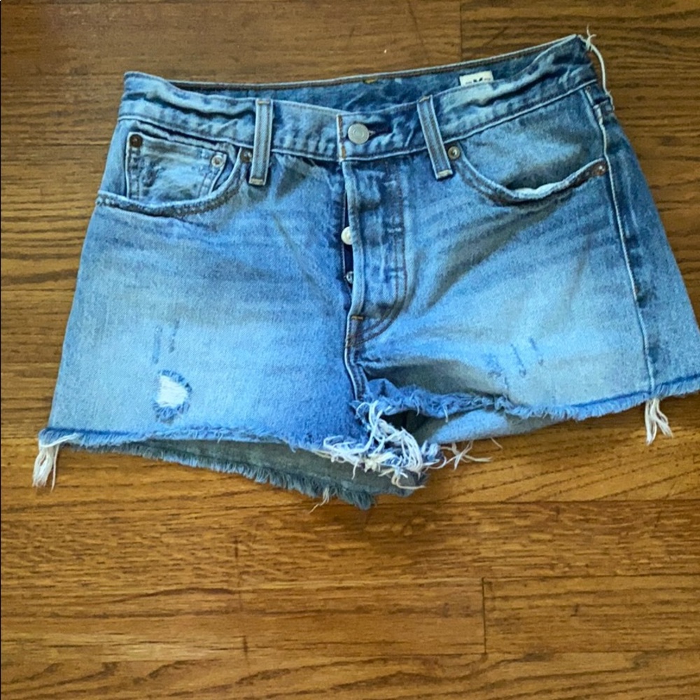 Distressed Levi’s Shorts PLEASE READ DESC.
